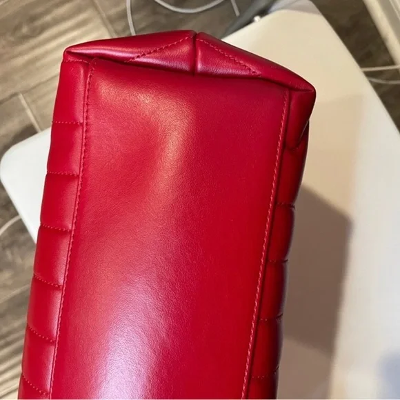 YSL Yves Saint Laurent Medium “LouLou” Bag Red - Picture 6 of 10